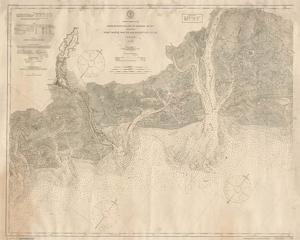 From Hunting Island to Ossabaw Island Including Port Royal Sound and Savannah River