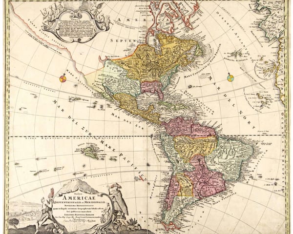 Totius Americae Septentrionalis et Meridionalis Novissima Repraesentatio