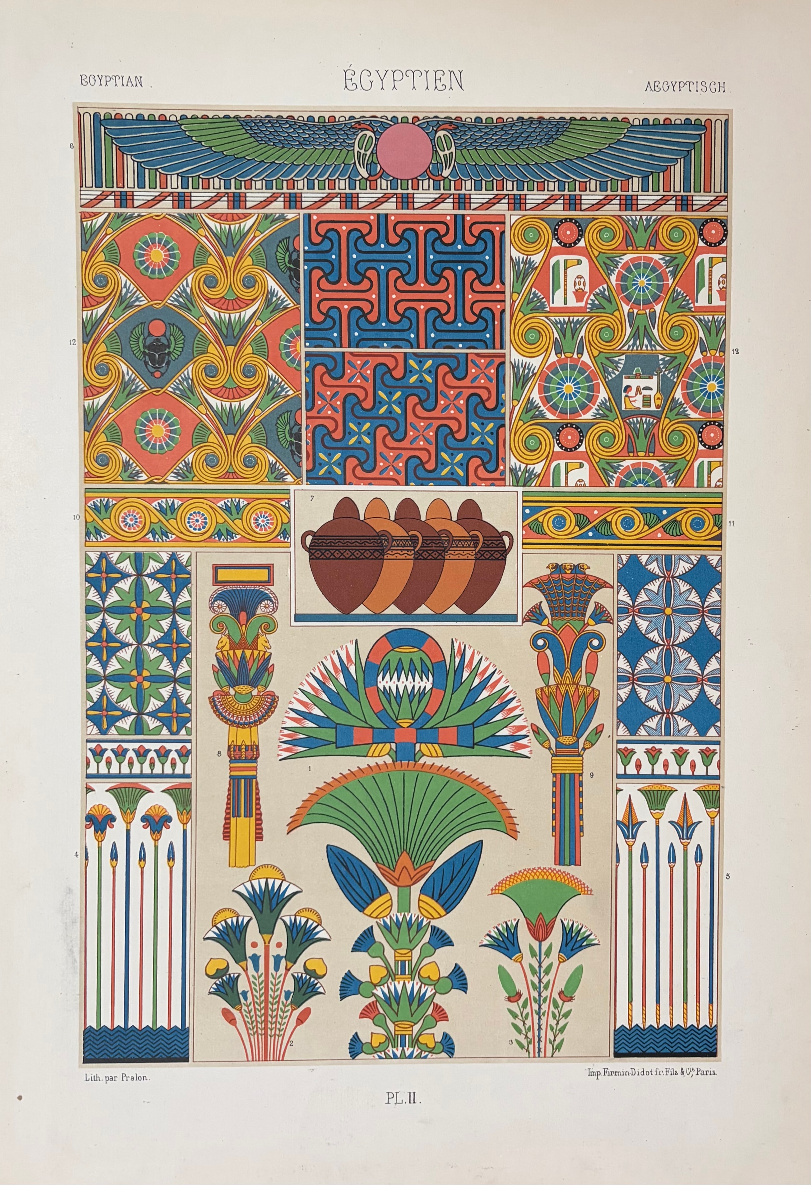 Egyptian Ornament — Pl. II