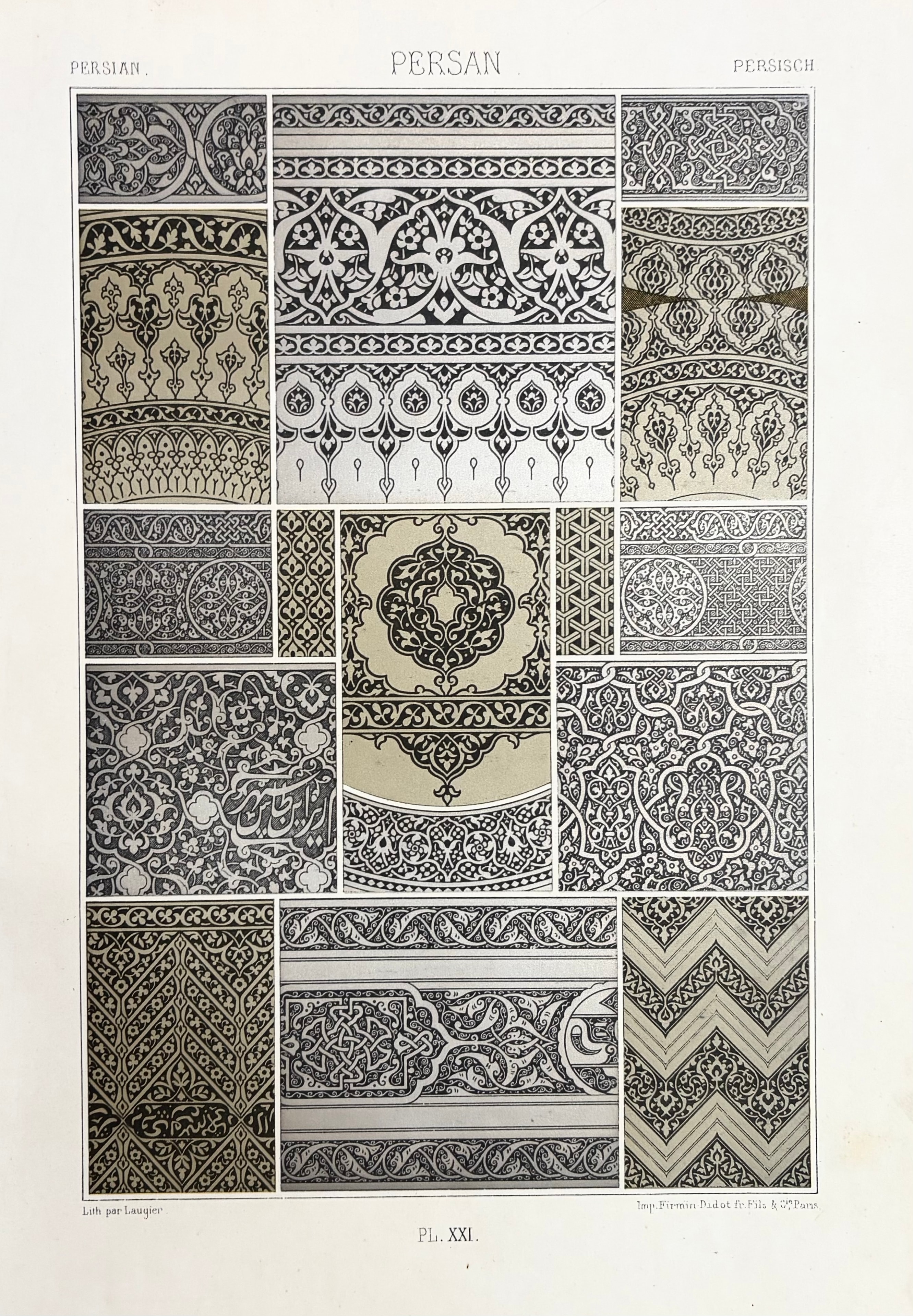 Persian Ornament — Pl. XXI