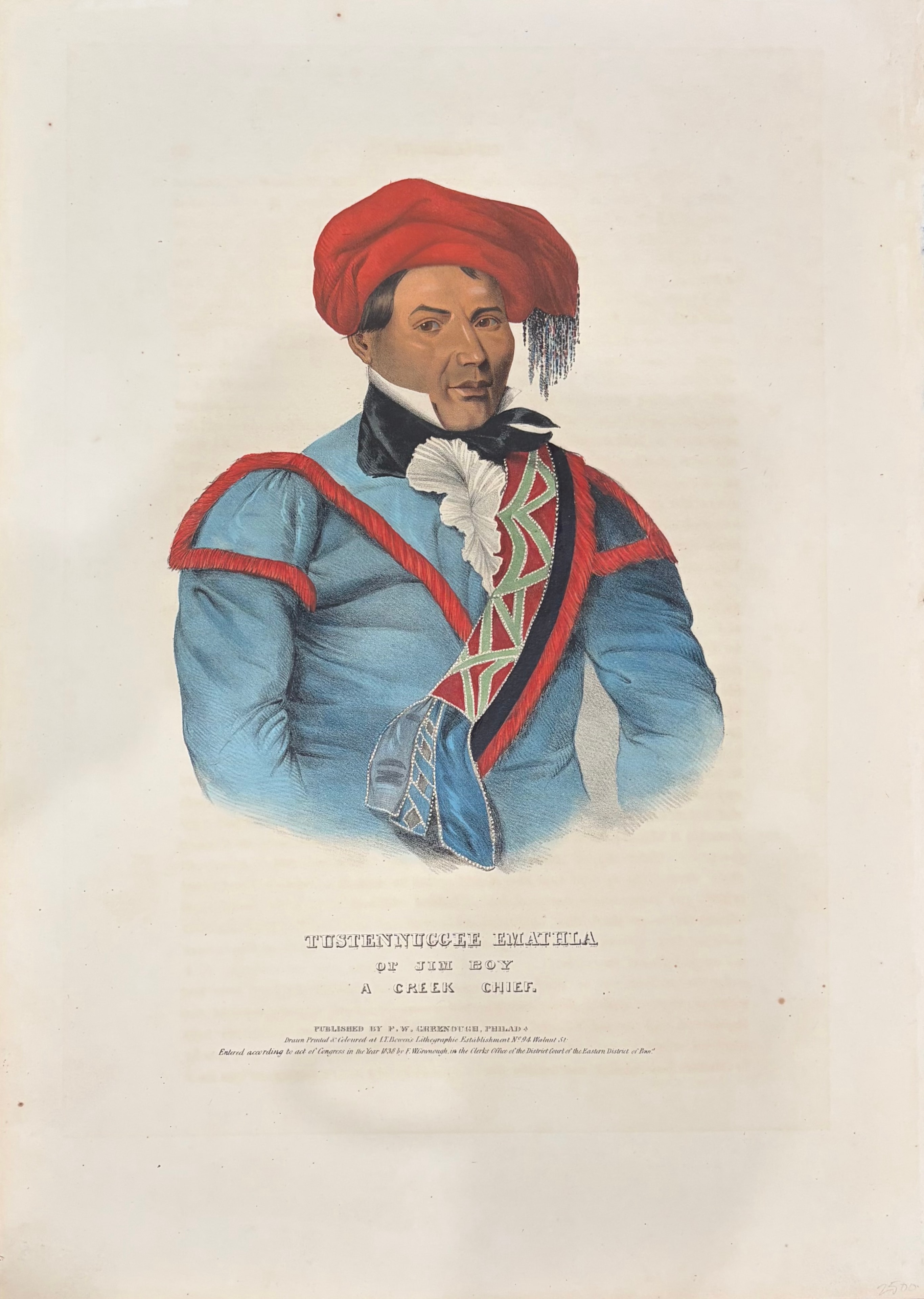 Tustennuggee Emathla (Jim Boy) — A Creek Chief