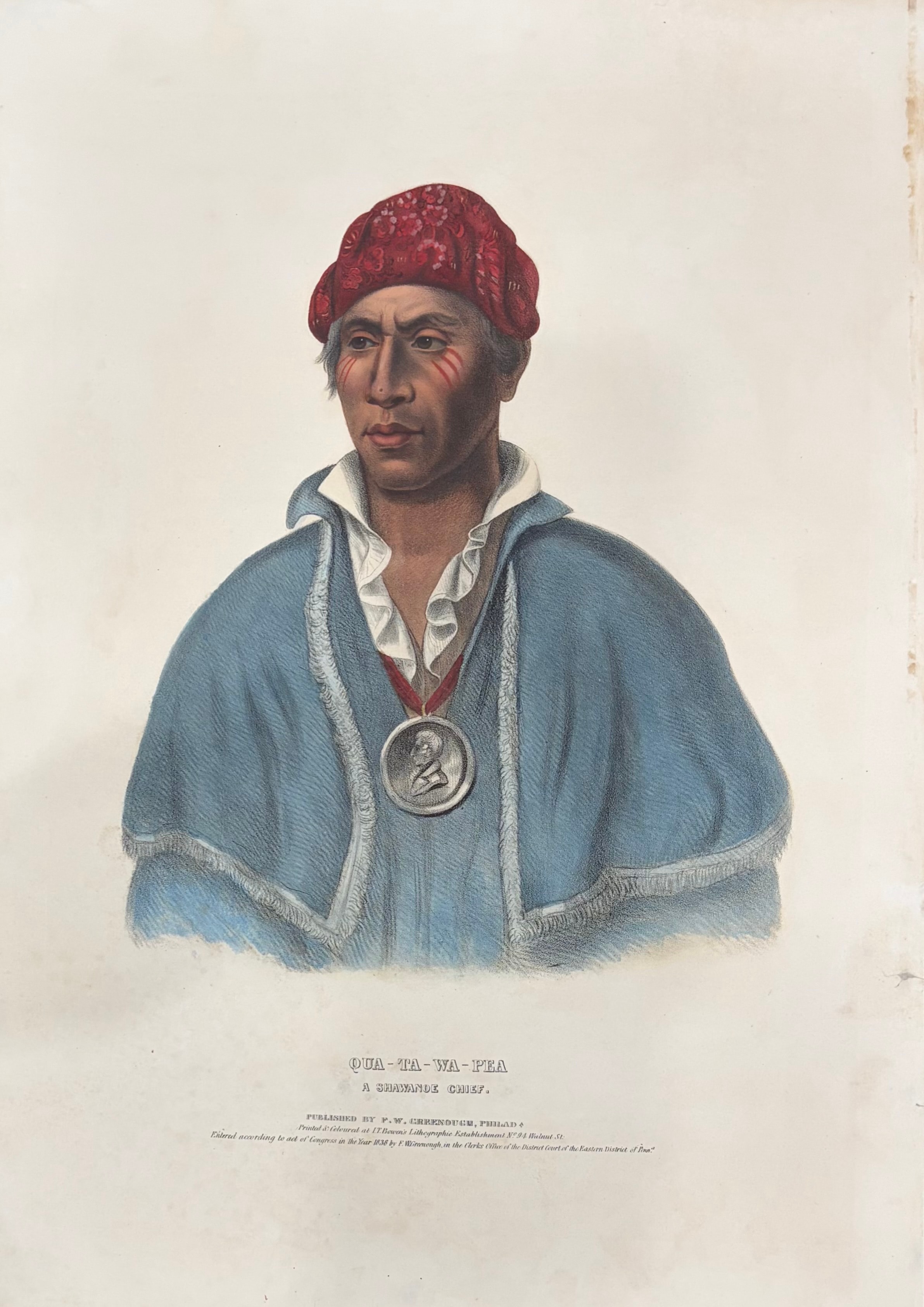 Qua-Ta-Wa-Pea — A Shawanoe Chief