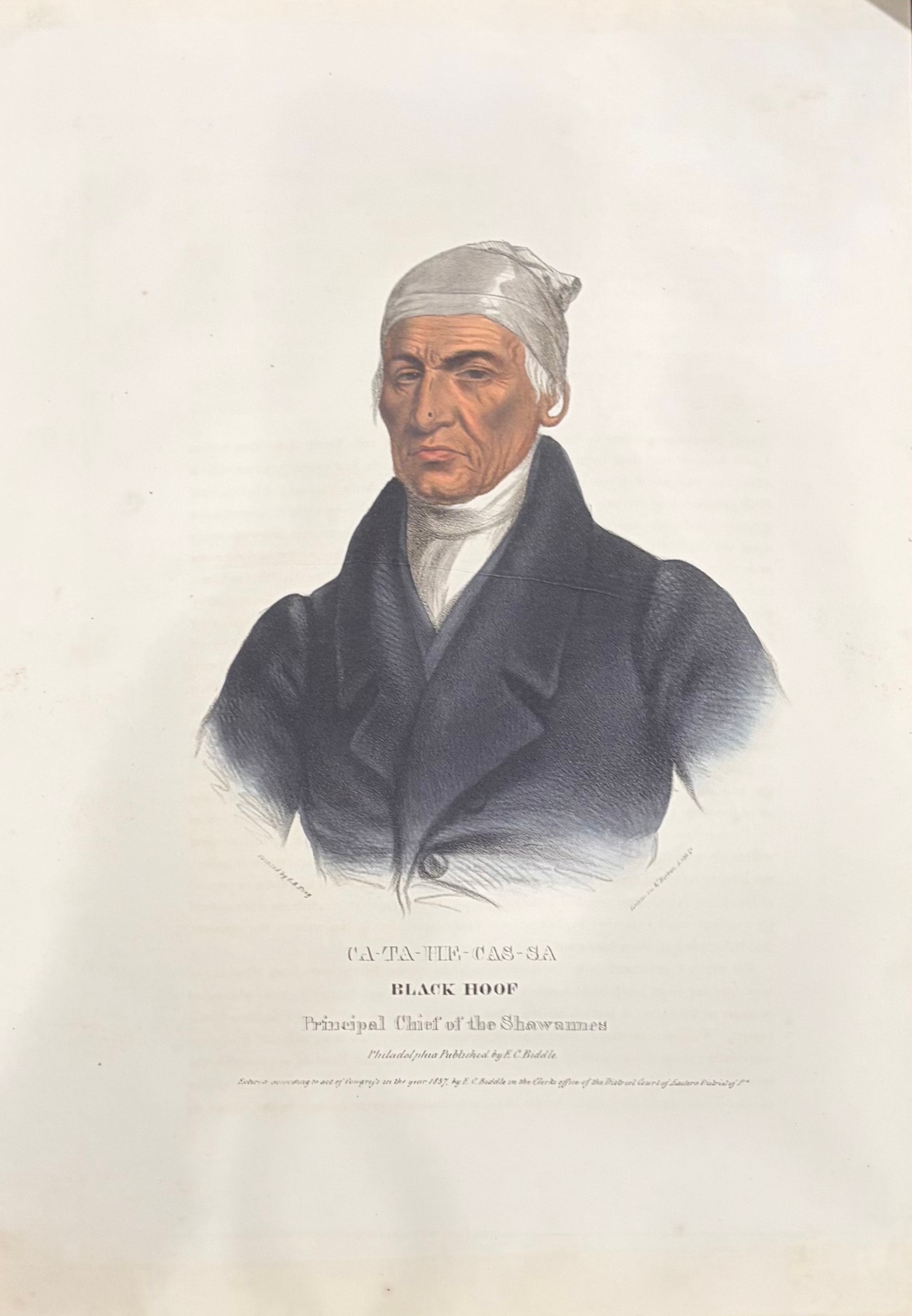 Ca-Ta-He-Cas-Sa (Black Hoof) — Principal Chief of the Shawanes